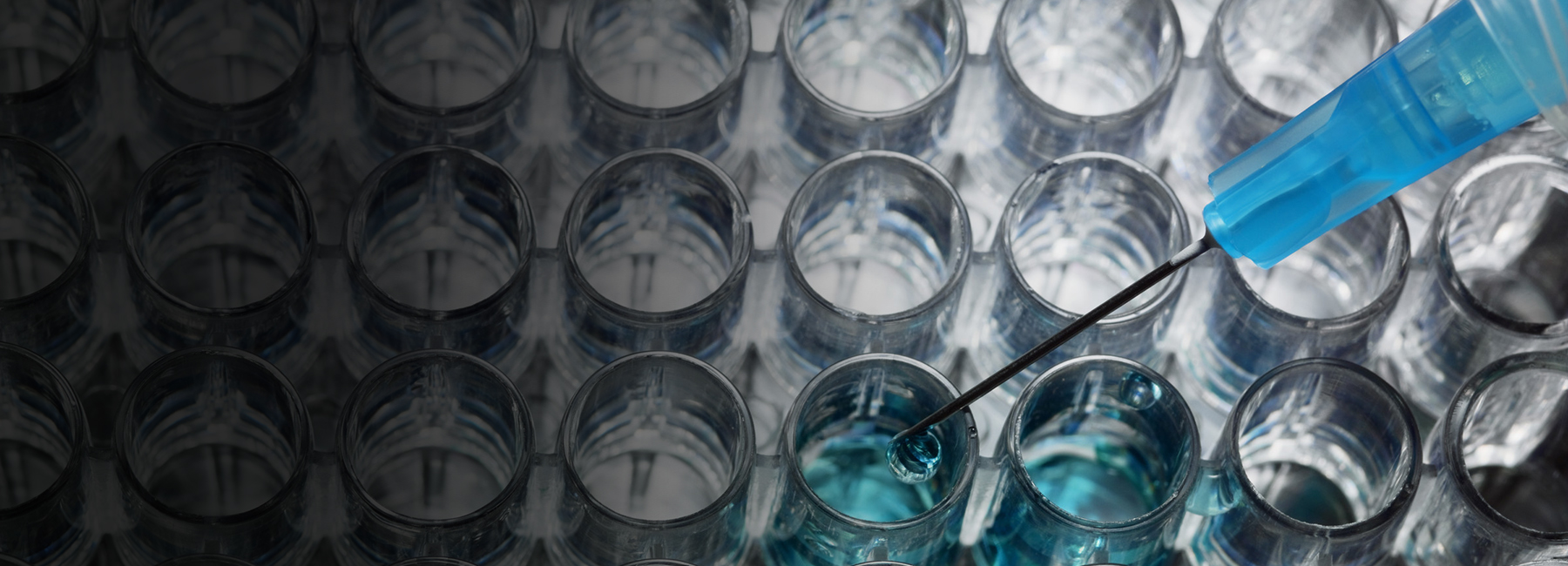 liquids being inserted from droppers into glasses, Life Sciences | DXC Technology